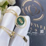 Messika Lucky Move Pm Malachite Necklace Yellow Gold For Her Diamond Necklace 11585 Yg (3)