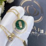 Messika Lucky Move Pm Malachite Necklace Yellow Gold For Her Diamond Necklace 11585 Yg (4)