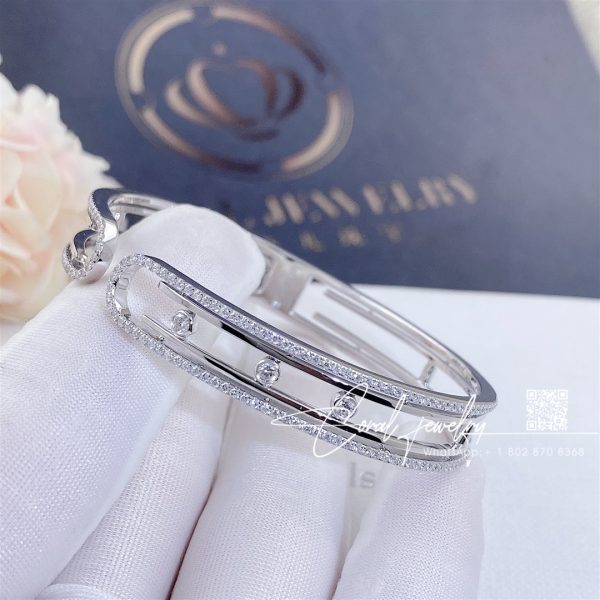 Messika Move 10th Bangle White Gold Diamond Bracelet 11426 Wg (7)