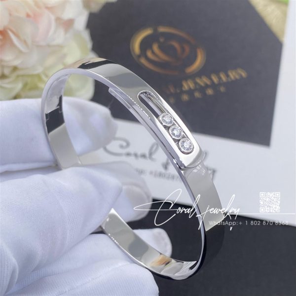 Messika Move Noa Bangle White Gold Diamond Bracelet 06368 Wg (3)