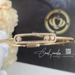 Messika Move Pavé Thin Pink Gold Diamond Bracelet 05032 Pg (1)