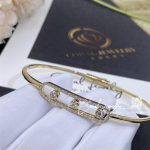 Messika Move Pavé Thin Yellow Gold Diamond Bracelet 05032 Yg (3)