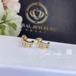 Messika Move Romane Mini Hoops Yellow Gold Diamond Earrings 07178 Yg (1)