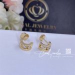 Messika Move Romane Mini Hoops Yellow Gold Diamond Earrings 07178 Yg (6)