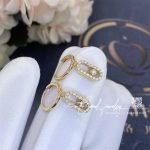 Messika Move Uno Hoop Earrings Yellow Gold Diamond Earrings 12037 Yg (5)