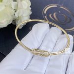 Messika Move Uno Pavé Flex Bangle Mm Yellow Gold Diamond Bracelet 12057 Yg (3)