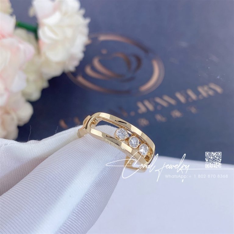 Messika Move Classique Yellow Gold Ring With Diamonds 03998 Yg (1)