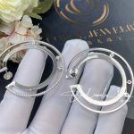 Messika Move Romane Large Hoop White Gold Diamond Earrings 06690 Wg (3)