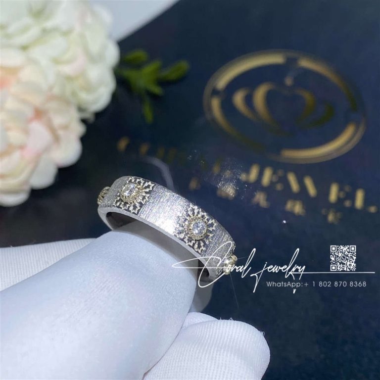 Buccellati Macri Classica Eternelle In White Gold Set With Diamonds Jauete007214 (2)