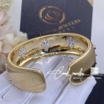 Buccellati Macri Giglio Bracelet In 18k Yellow Gold Diamond Jaubra017589 (7)