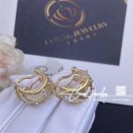 Buccellati Margery Giglio Earrings In Yellow And White Gold Set With Diamonds Jauear013799 (4)