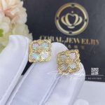 Buccellati Opera Tulle Earrings 18 Karat Gold Mother Of Pearl (2)