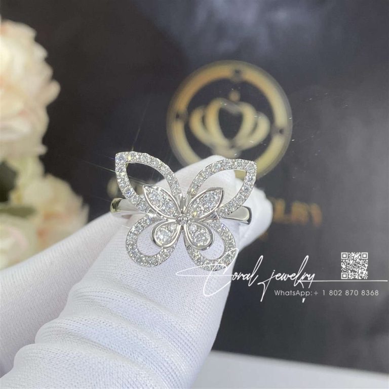 Graff Butterfly Silhouette Diamond Ring White Gold (3)