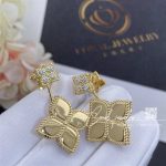 Roberto Coin Princess Flower Earrings 18k Yellow Gold With Diamonds Adr777ea0852 (3)