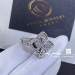 Roberto Coin Rose Gold White Diamonds Princess Flower Ring – 2m (5)