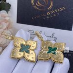 Roberto Coin Venetian Princess Earrings Yellow Gold And Malachite (3)