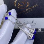 Cleo Rev Diamond Long Drop Earrings In White Gold Lapis Lazuli Cleo E44 (4)