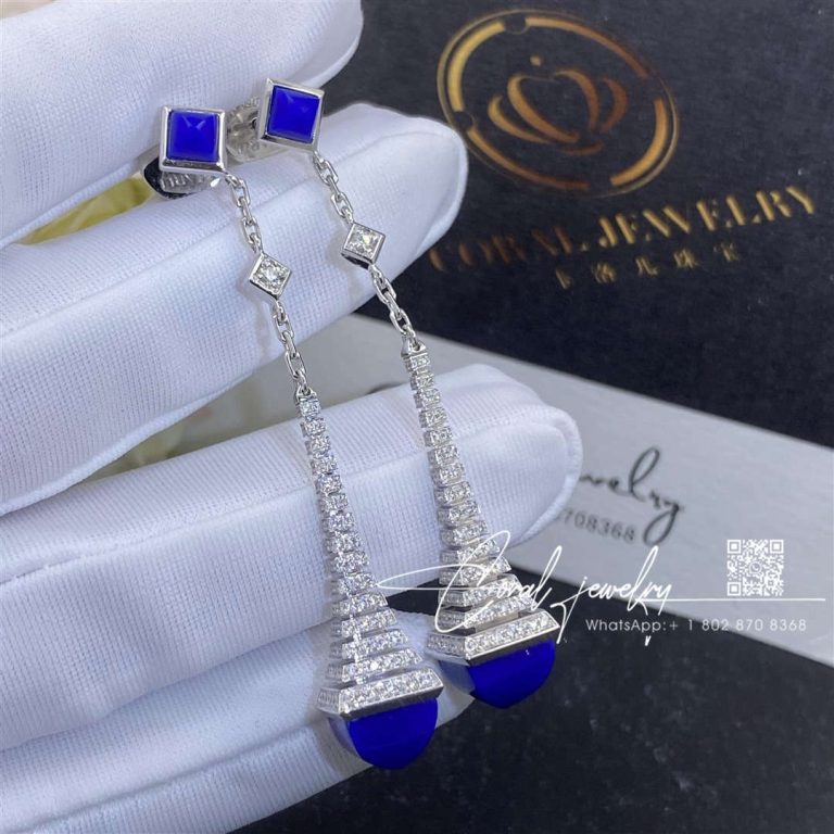 Cleo Rev Diamond Long Drop Earrings In White Gold Lapis Lazuli Cleo E44 (5)