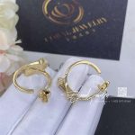 Marli Cleo Full Diamond Open Hoop Earrings In Yellow Gold Cleo E85 (5)