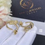 Marli Cleo Full Diamond Open Hoop Earrings In Yellow Gold Cleo E85 (6)