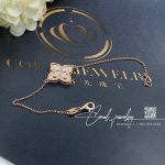 Roberto Coin Princess Flower Bracelet With Rose Gold And Diamonds (1)