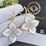 Roberto Coin Princess Flower Mother Of Pearl Diamond Earrings 34mm (3)