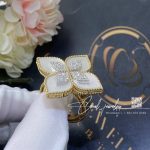 Roberto Coin Princess Flower Ring Yellow Gold Diamonds & Mop – 3 (2)