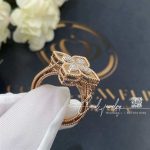 Roberto Coin Rose Gold White Diamonds Princess Flower Ring – 2m (3)