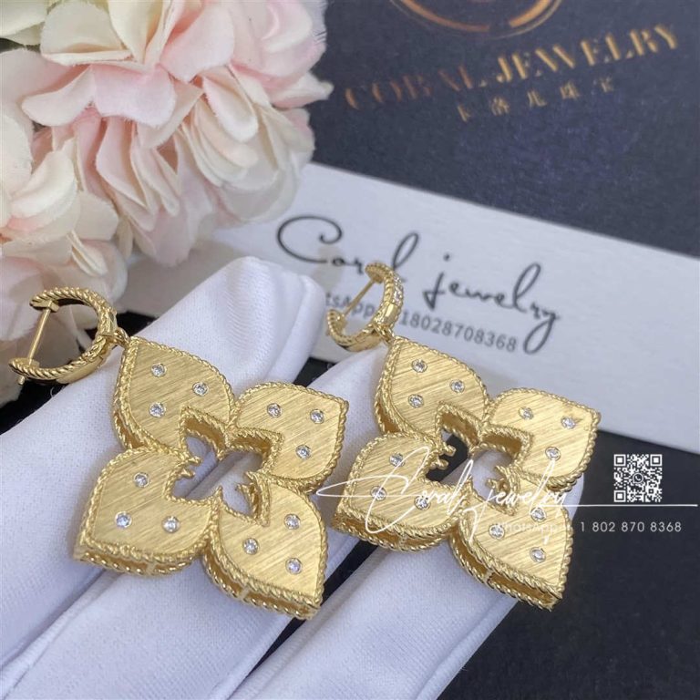 Roberto Coin Venetian Princess Earrings With Diamonds Adr777ea1247 Y (1)