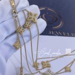 Roberto Coin Yellow Gold Diamond Princess Flower Necklace – 1 (14)