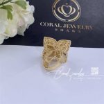 Roberto Coin Yellow Gold White Diamonds Princess Flower Ring – 3 (4)