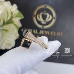 Marli Cleo Diamond Midi Ring In Rose Gold Black Onyx Cleo R47 (3)