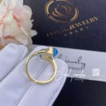 Marli Cleo Diamond Midi Ring In Yellow Gold Sea Blue Chalcedony Cleo R47 (5)