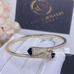 Marli Cleo Diamond Midi Slip On Bracelet In Yellow Gold Black Onyx Cleo B47 (3)