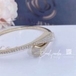 Marli Cleo Diamond Midi Slip On Bracelet In Yellow Gold White Moon Stone Cleo B47 (4)