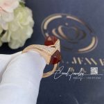 Marli Cleo Diamond Ring In Rose Gold Carnelian Cleo R5 (3)