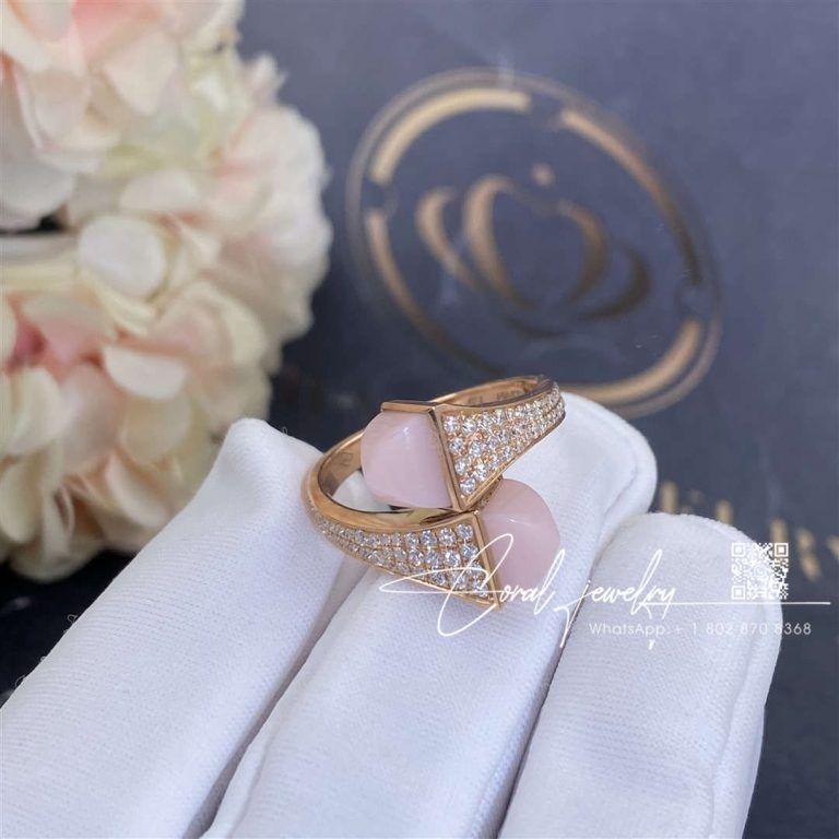 Marli Cleo Diamond Ring In Rose Gold Opal Cleo R5 (10)