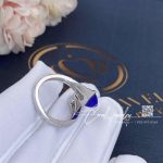 Marli Cleo Diamond Slim Ring In White Gold Lapis Lazuli Cleo R1 (8)