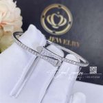 Marli Cleo Diamond Slim Slip On Bracelet In White Gold White Moon Stone (2)