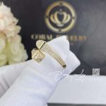 Marli Cleo Full Diamond Midi Slim Ring In Yellow Gold Cleo – R48 (1)