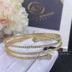 Marli Cleo Full Diamond Twist Bracelet In Yellow Gold Cleo B11 (3)