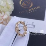 Hermes Chaine D’ancre Enchainee Ring In Rose Gold, Small Model (4)