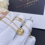 Chanel Coco Crush Necklace Quilted Motif, 18k Yellow Gold Ref. J12305 (5)