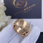 Chanel Coco Crush Ring Quilted Motif, Large Version, 18k Beige Gold J10818 (15)