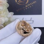 Chanel Coco Crush Ring Quilted Motif, Large Version, 18k Beige Gold J10818 (17)