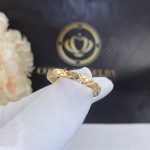 Chanel Coco Crush Ring Quilted Motif, Mini Version, 18k Beige Gold J11785 (4)