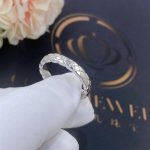 Chanel Coco Crush Ring Quilted Motif, Mini Version, 18k White Gold J11793 (2)