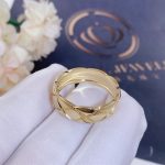 Chanel Coco Crush Ring Quilted Motif, Small Version, 18k Yellow Gold J10571 (1)