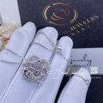 Chanel Fil De Camélia Necklace 18k White Gold, Diamonds J2530 (8)