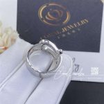 Fred Force 10 Ring Large Model 18k White Gold And Diamonds 4b0352 (5)